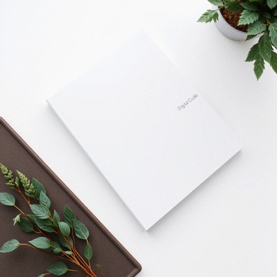 Digital guide or eBook mockup