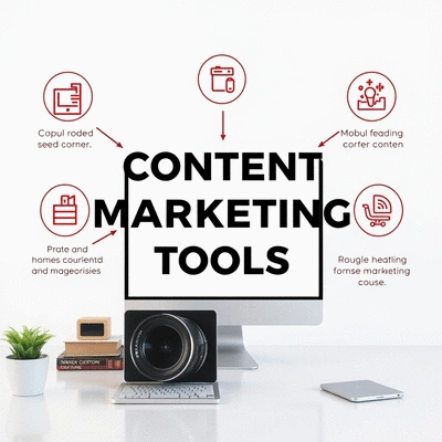 Image representing key benefits of content marketing tools